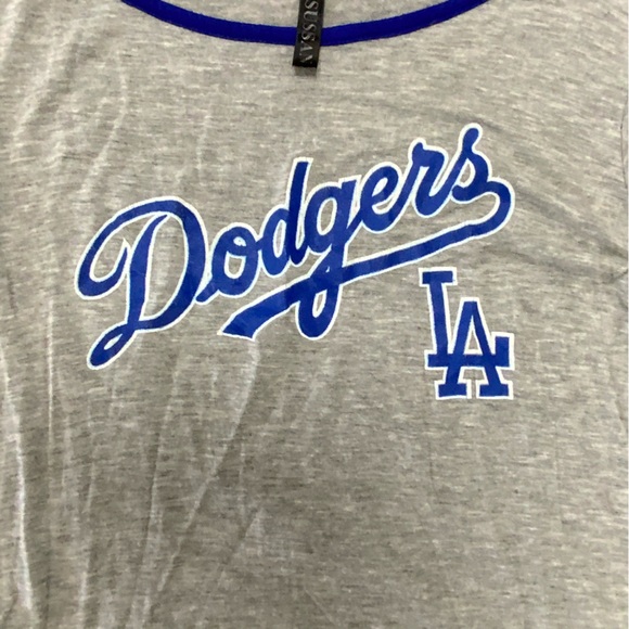 Y2K Babydoll Los Angeles Dodgers MLB Touch Stadium Women’s Graphic T-Shirt OBO - Picture 2 of 6